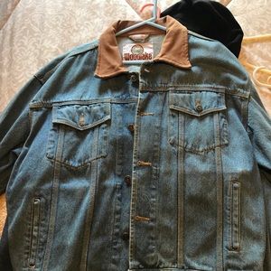 Vintage wood lake denim jacket